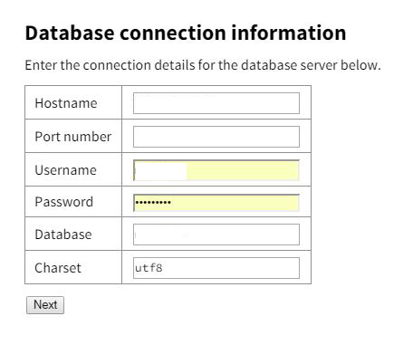 Wordpress : migrer son site pour mise en ligne 3 DB Connexion