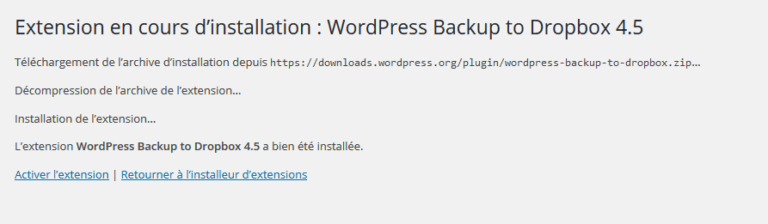 Sauvegarder son site WordPress avec Dropbox 12 Sauvegarder son site WordPress avec Dropbox 12