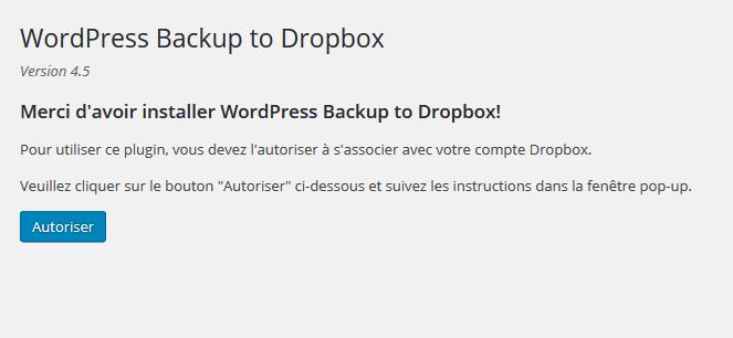 Sauvegarder son site WordPress avec Dropbox 14 Sauvegarder son site WordPress avec Dropbox 14