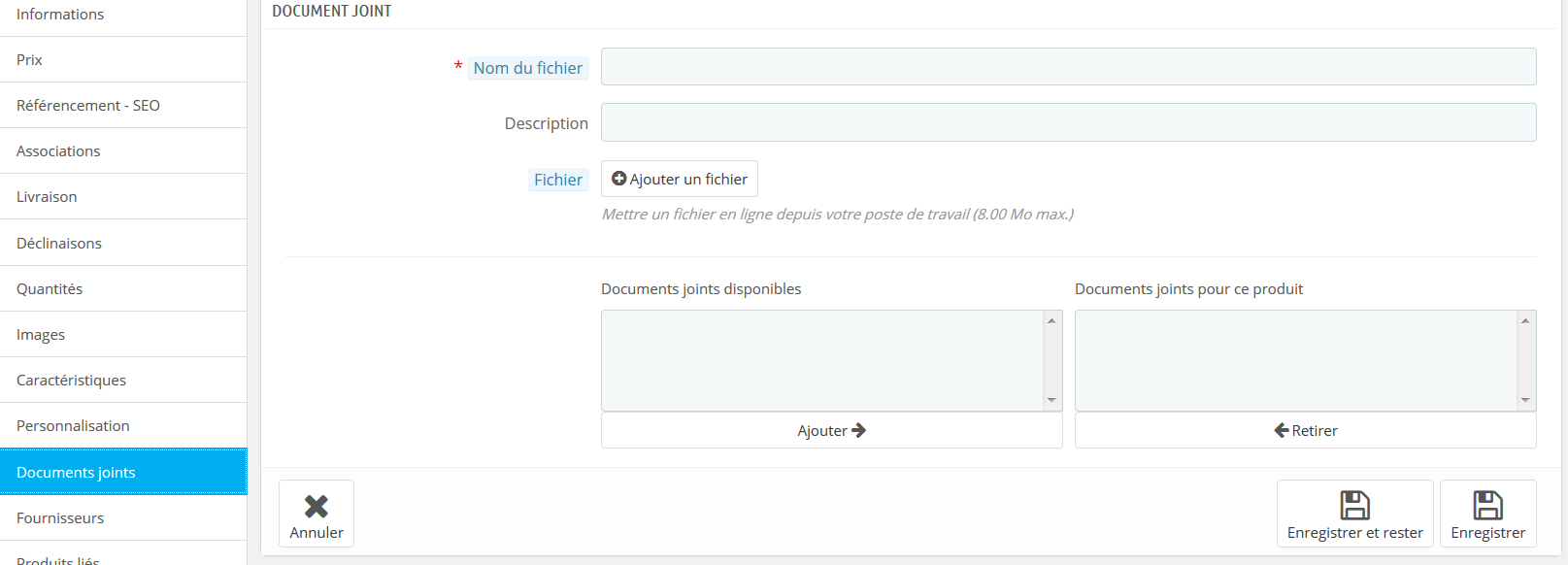 Prestashop 1.6 : gérer le catalogue 14 Prestashop 1.6 : gérer le catalogue 11