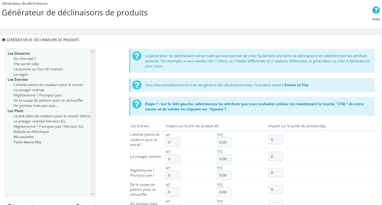 Prestashop 1.6 : gérer le catalogue 10 Prestashop 1.6 : gérer le catalogue 7
