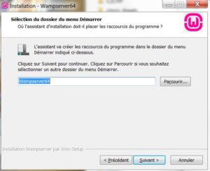 Installer et paramétrer Wamp sur Windows 5