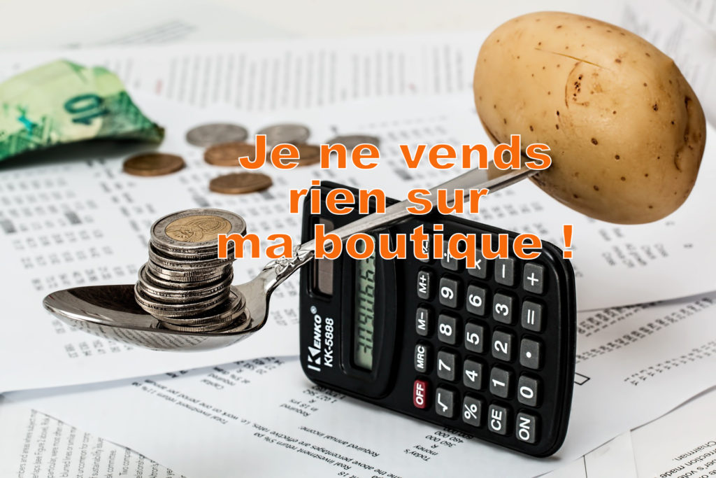 pourquoi je ne vends rien sur ma boutique