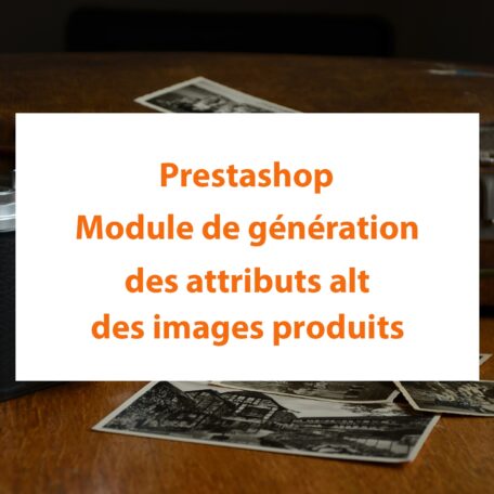 Prestashop SEO gratuit : module de génération alt images produits 1