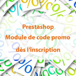 Prestashop : module de code promo sur inscription client