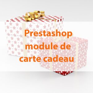 Prestashop : module de carte-bon cadeau