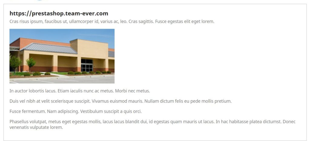 Prestashop 1.7 : un module de blog gratuit 12 Création d'un article de blog Prestashop