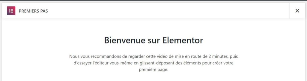 Gérer des pages WordPress avec Elementor 3 Premiers pas de Elementor sur WordPress