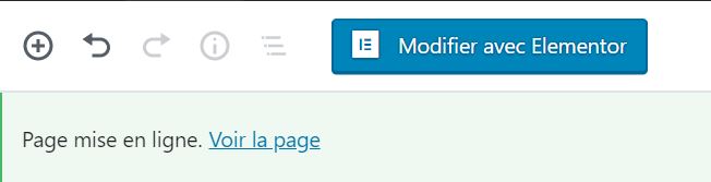 Gérer des pages WordPress avec Elementor 5 Publication et modification d'une page WordPress avec Elementor