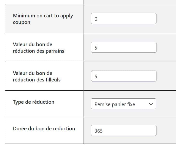 Proposer le parrainage sur WooCommerce avec Ever Referral 7 Restrictions des réductions de parrainage